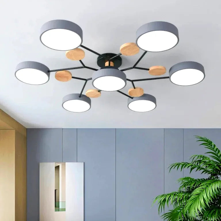 Lustre IRALAN Large ceiling lamps led lights for room bedroom Simple Lamp Lighting fixt - vue 2