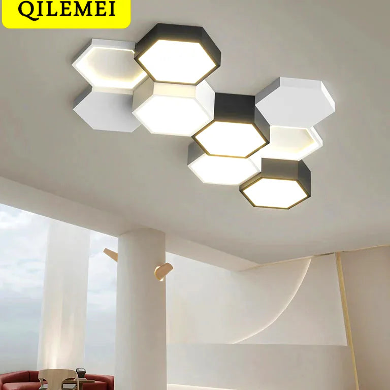 Lustre Lamp Combination Chandeliers Living room Indoor lighting Chandelier Lights Luxur - Lustre France