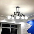 Lustre Ceiling Chandelier Living Room Bedroom Chandelier light Restaurant Decor Chandel - Lustre France