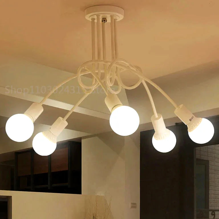 Lustre Ceiling Chandelier Living Room Bedroom Chandelier light Restaurant Decor Chandel - vue 3