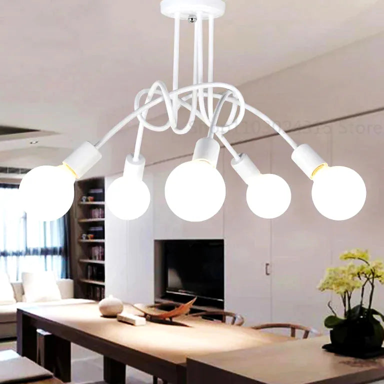 Lustre Ceiling Chandelier Living Room Bedroom Chandelier light Restaurant Decor Chandel - vue 4