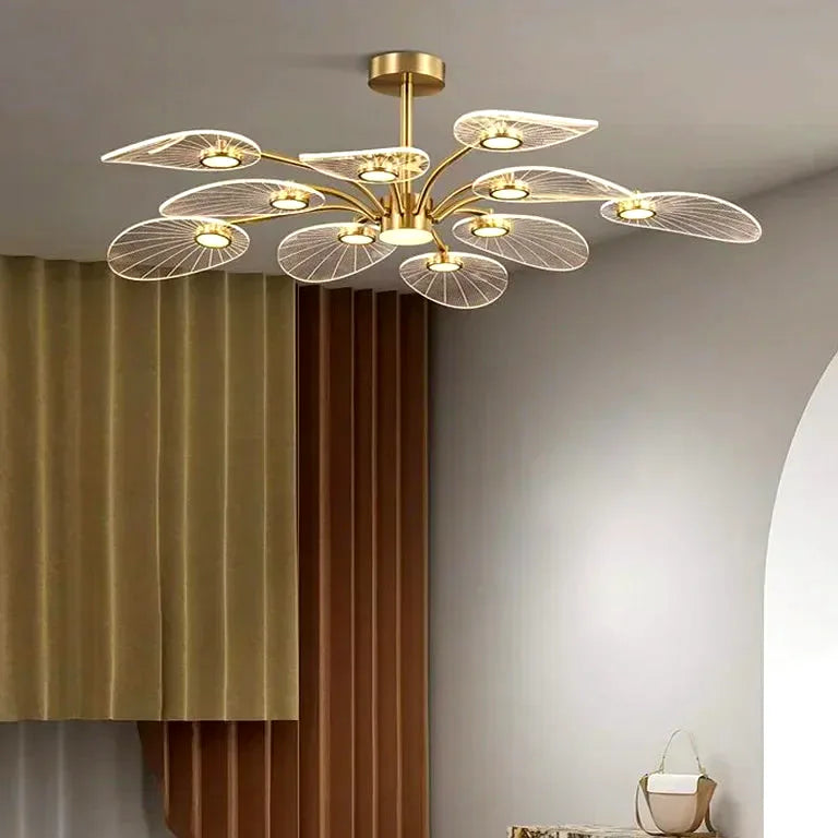 Lustre Living Room Ceiling Chandelier Modern Interior Decoration Study Bedroom Pendant  - Lustre France