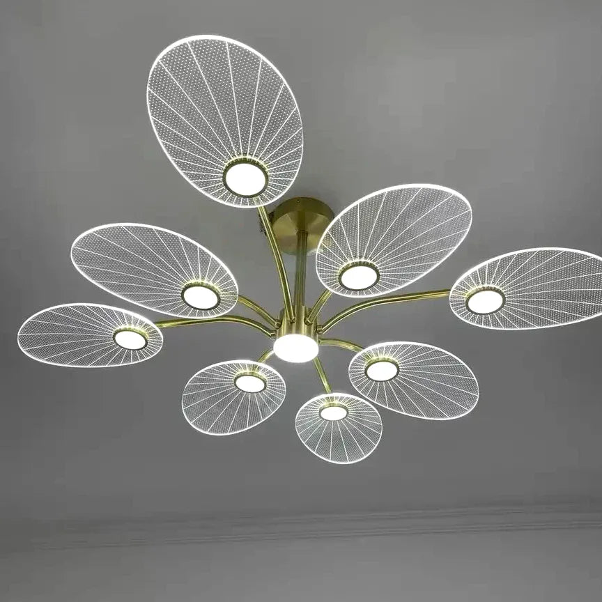 Lustre Living Room Ceiling Chandelier Modern Interior Decoration Study Bedroom Pendant  - vue 3
