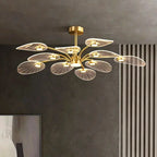 Lustre Living Room Ceiling Chandelier Modern Interior Decoration Study Bedroom Pendant  - vue 4