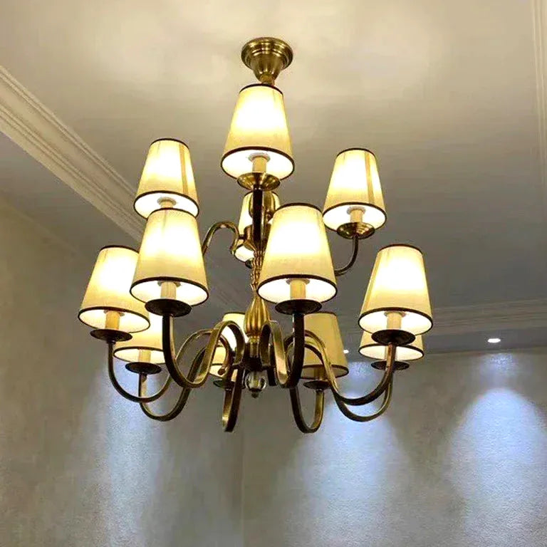 Lustre Luxury Classic Chandelier Light Living Dining Room Bedroom Hanging Light Home De - vue 3