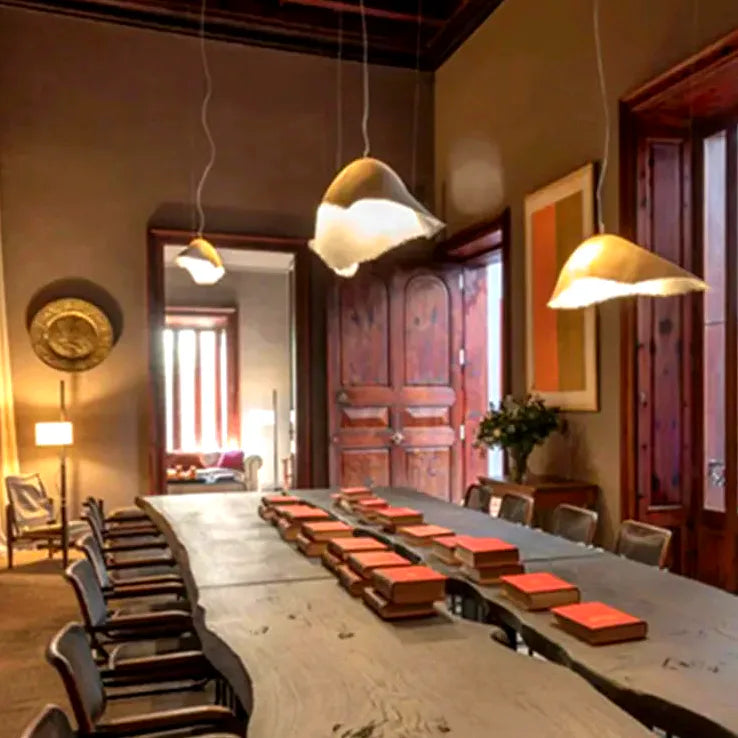 Lustre Moby dick nordique wabi sabi restaurant bar - Vue 3 - Lustre France