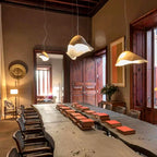 Lustre Moby dick nordique wabi sabi restaurant bar - Vue 4 - Lustre France