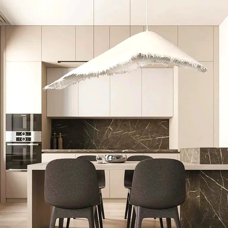 Lustre Moby dick nordique wabi sabi restaurant bar - Vue 5 - Lustre France