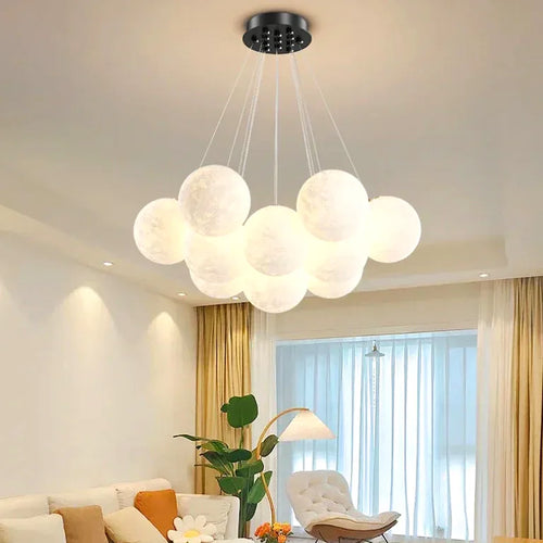 Lustre Moderne bulle nordique chambre salon salle à - Vue 2 - Lustre France