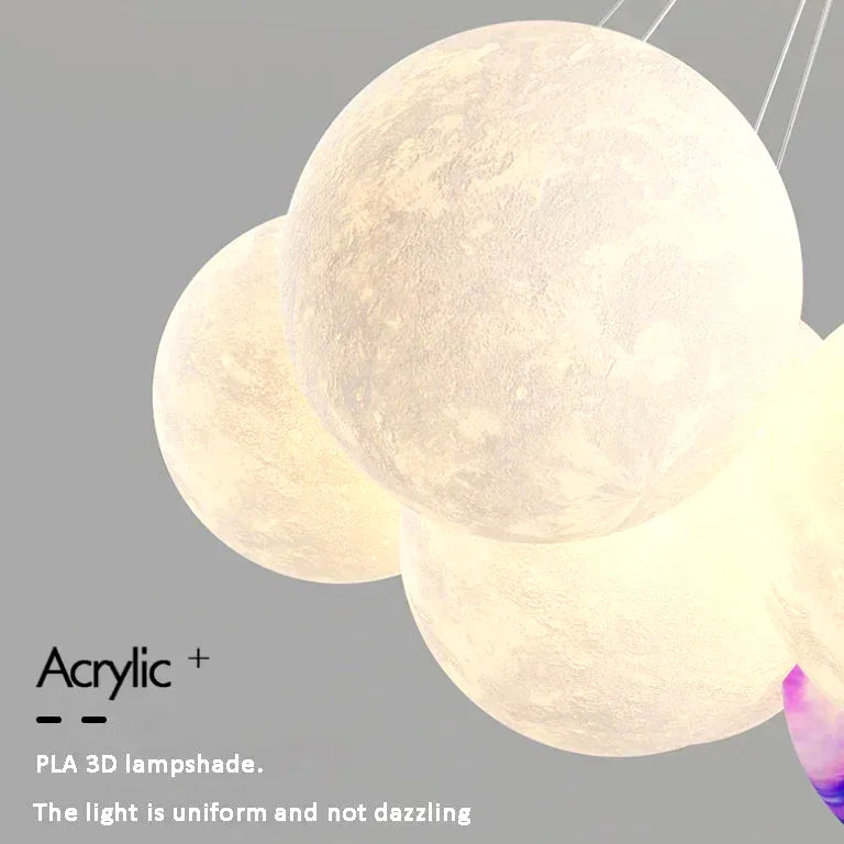 Lustre Moderne bulle nordique chambre salon salle à - Vue 5 - Lustre France