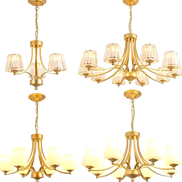 Lustre Moderne cristal loft salon chambre cuisine - Vue 2 - Lustre France