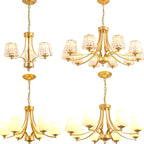 Lustre Moderne cristal loft salon chambre cuisine - Vue 2 - Lustre France
