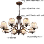 Lustre Moderne cristal loft salon chambre cuisine - Vue 5 - Lustre France