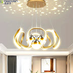 Lustre Moderne nordique minimaliste luxueux living dining children - Lustre France