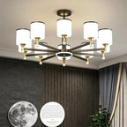 Lustre Salon moderne simple luxueux atmo sphère chambre - Vue 2 - Lustre France