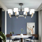 Lustre Salon moderne simple luxueux atmo sphère chambre - Vue 3 - Lustre France