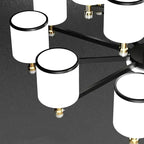 Lustre Salon moderne simple luxueux atmo sphère chambre - Vue 5 - Lustre France