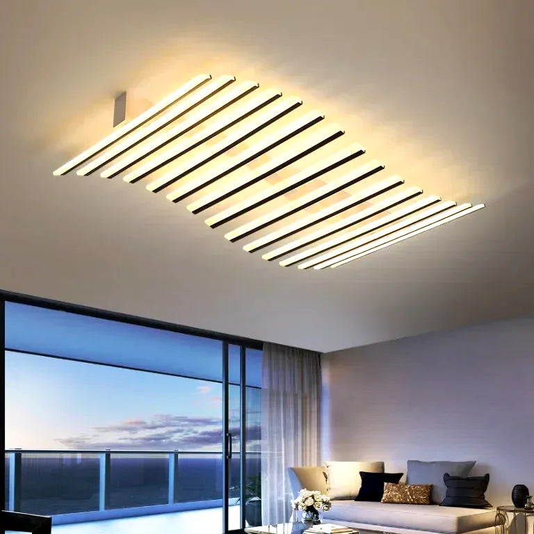 Lustre Nordique art line acrylique salon restaurant cuisine - Lustre France