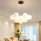 Lustre Nordique bulle boule living salle à manger - Vue 2 - Lustre France