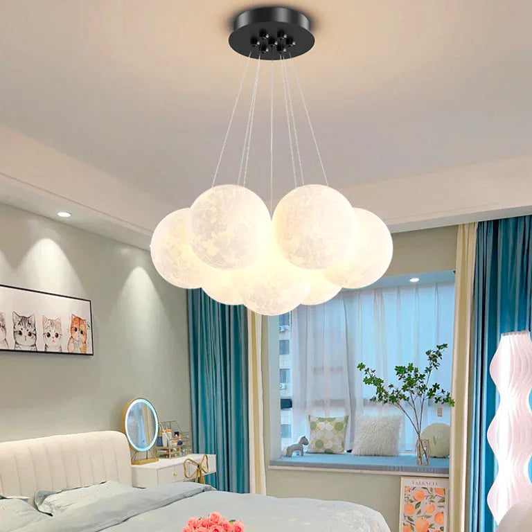 Lustre Nordique bulle boule living salle à manger - Vue 5 - Lustre France