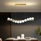 Lustre Nordique salon cuisine bureau suspension action luxueux - Lustre France