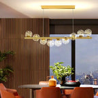 Lustre Nordique salon cuisine bureau suspension action luxueux - Vue 4 - Lustre France
