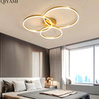 Lustre Nordique créatif rond cercle chambre salon restaurant - Lustre France