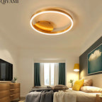 Lustre Nordique créatif rond cercle chambre salon restaurant - Vue 5 - Lustre France