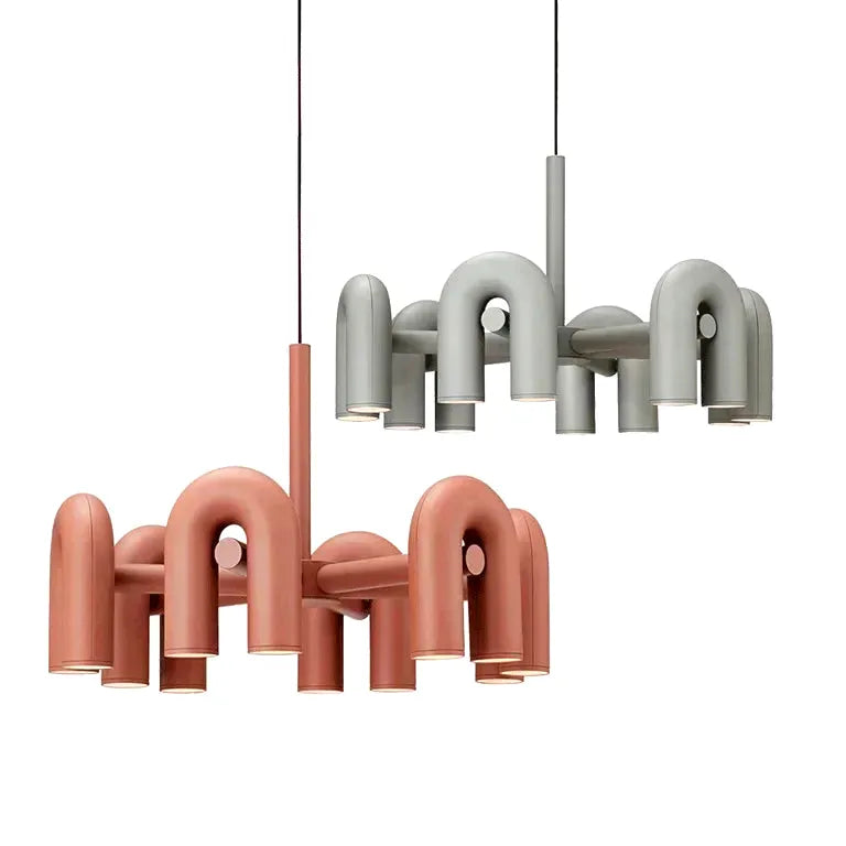 Lustre Nordique créatif u-shaped salon restaurant personality art - Lustre France