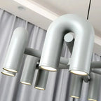 Lustre Nordique créatif u-shaped salon restaurant personality art - Vue 3 - Lustre France