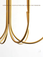 Lustre Nordique design restaurant branche français américain rétro - Vue 4 - Lustre France