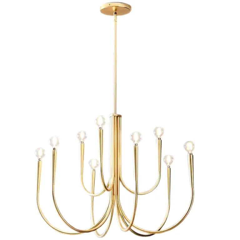 Lustre Nordique design restaurant branche français américain rétro - Vue 5 - Lustre France