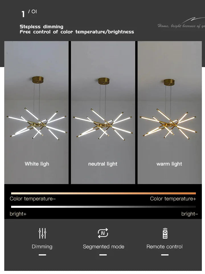 Lustre Nordique geometry restaurant salon chambre table à - Vue 4 - Lustre France