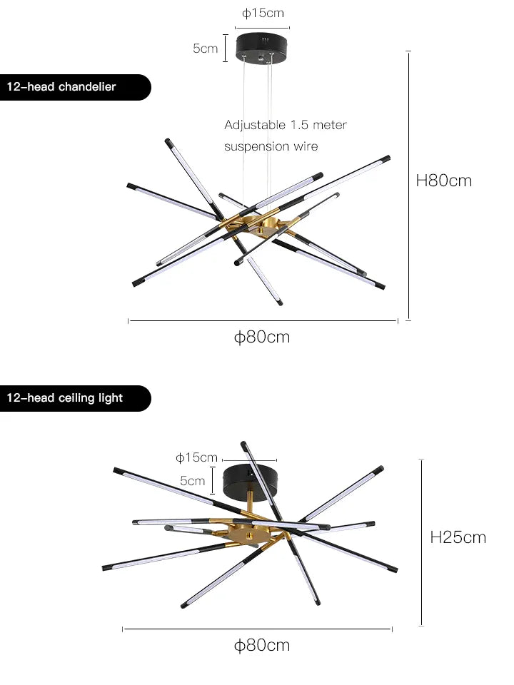 Lustre Nordique geometry restaurant salon chambre table à - Vue 5 - Lustre France