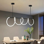 Lustre Nordique hose dimmable cuisine dining salon center - Vue 2 - Lustre France