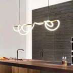 Lustre Nordique hose dimmable cuisine dining salon center - Vue 5 - Lustre France