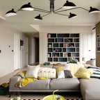 Lustre Nordique moderne salon chambre luminaire industriel art - Vue 2 - Lustre France