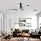 Lustre Nordique moderne salon chambre luminaire industriel art - Vue 5 - Lustre France